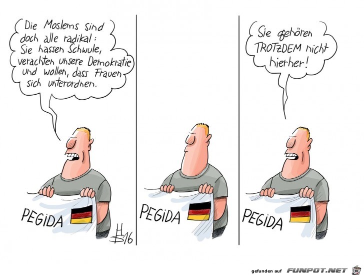 Pegida und Moslems