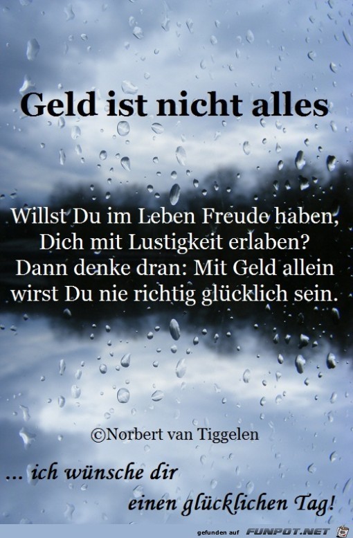 geld ist nicht alles...