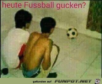 Fussball gucken