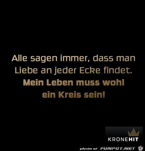 Alle sagen immer