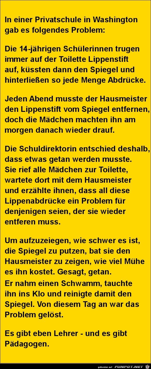 Probleme in einer Privatschule..... Probleme in einer Privatschule.....