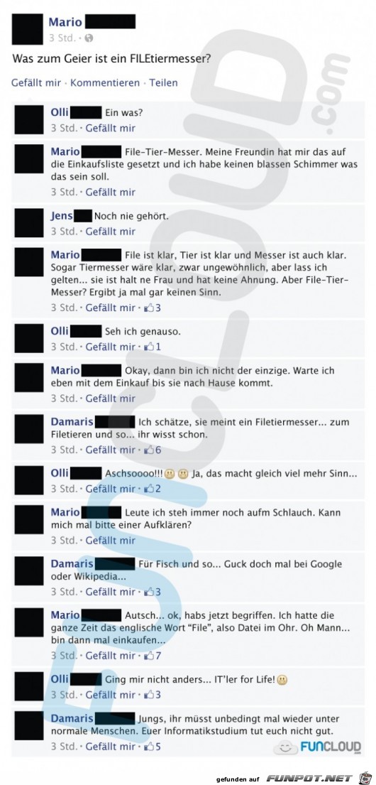 Filetiermesser Filetiermesser