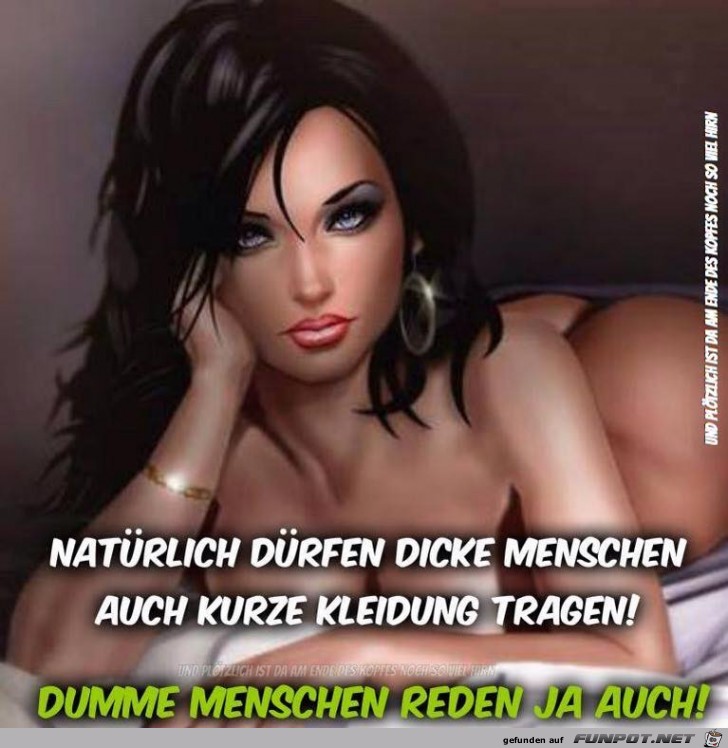 Natürlich dürfen dicke Menschen... Natürlich dürfen dicke Menschen...