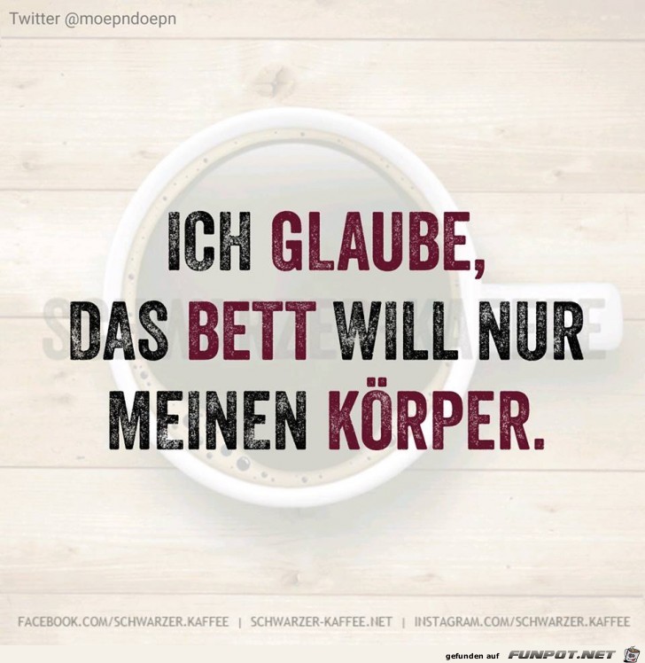 Ich glaube... Ich glaube...
