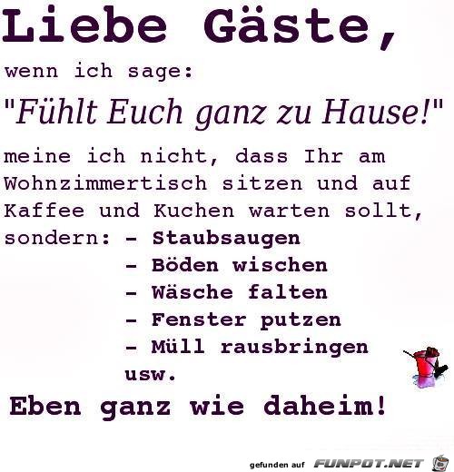 Fuehlt Euch wie Zuhause