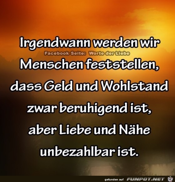 irgendwann werden wir feststellen.....