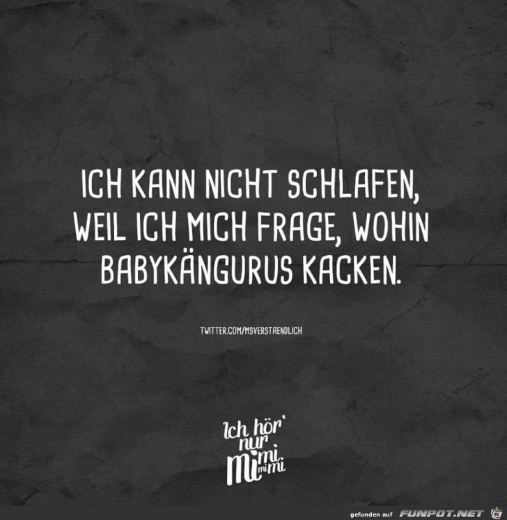 Kann nicht schlafen Kann nicht schlafen