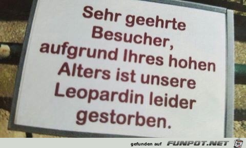 Sehr geehrte Besucher... Sehr geehrte Besucher...