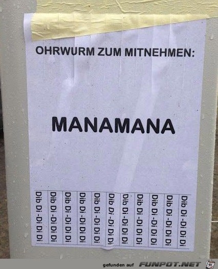 Zum Mitnehmen