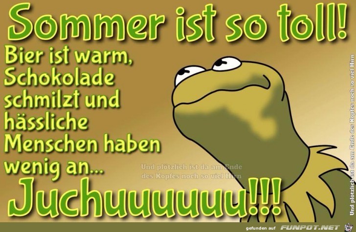 Sommer ist so toll