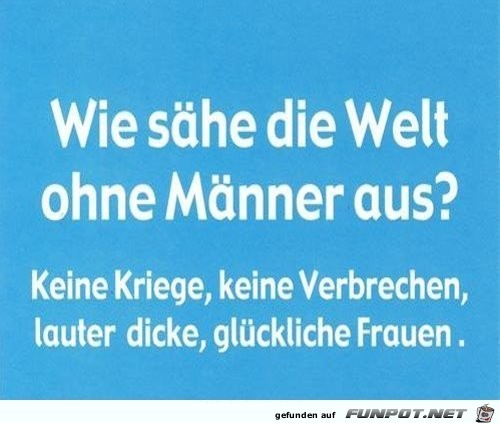 Welt ohne Maenner.....