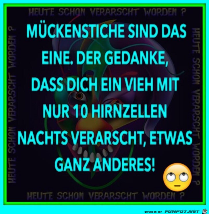 Mueckenstiche