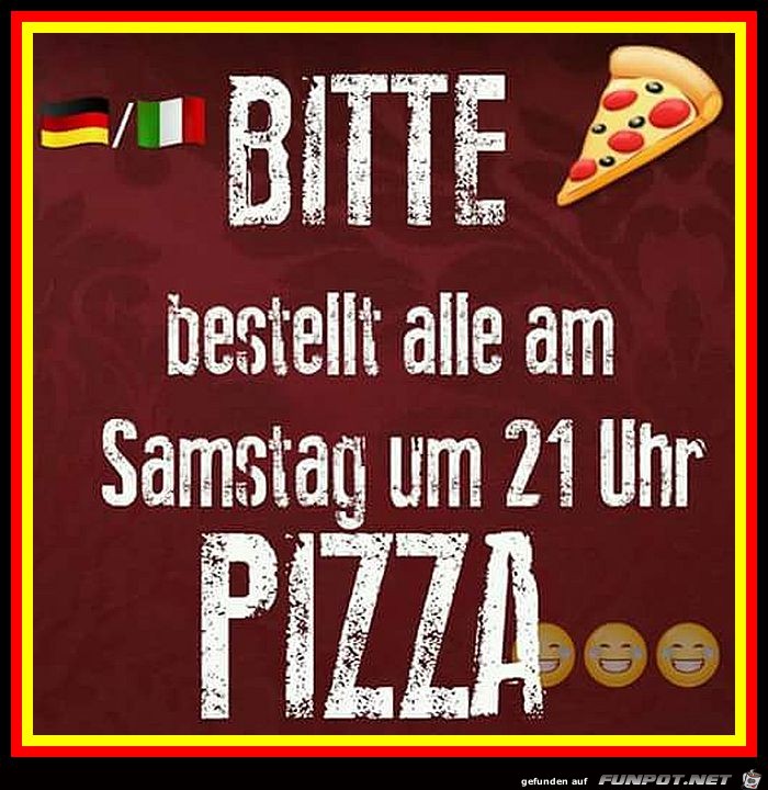 Pizzabestellung