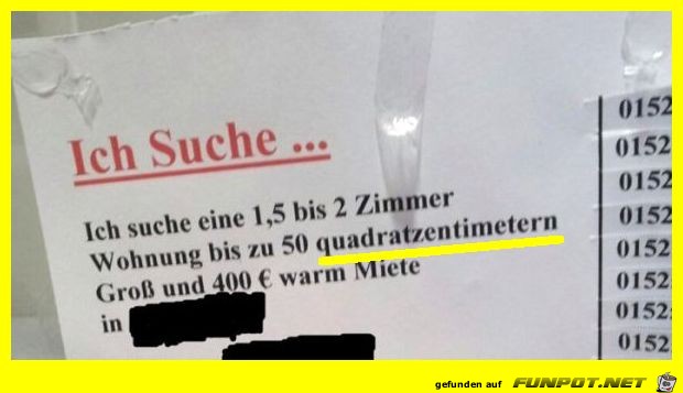 Ich suche Zimmer