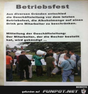 Betriebsfest