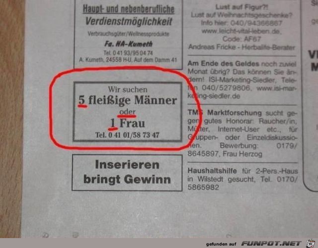 5 fleisige Maenner