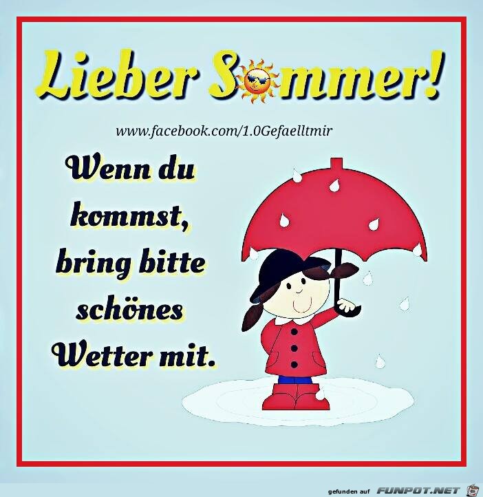 Lieber Sommer