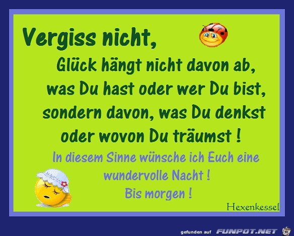 Vergiss nicht Vergiss nicht