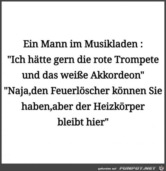 im Musikladen...