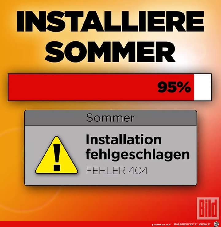 Installiere Sommer Installiere Sommer