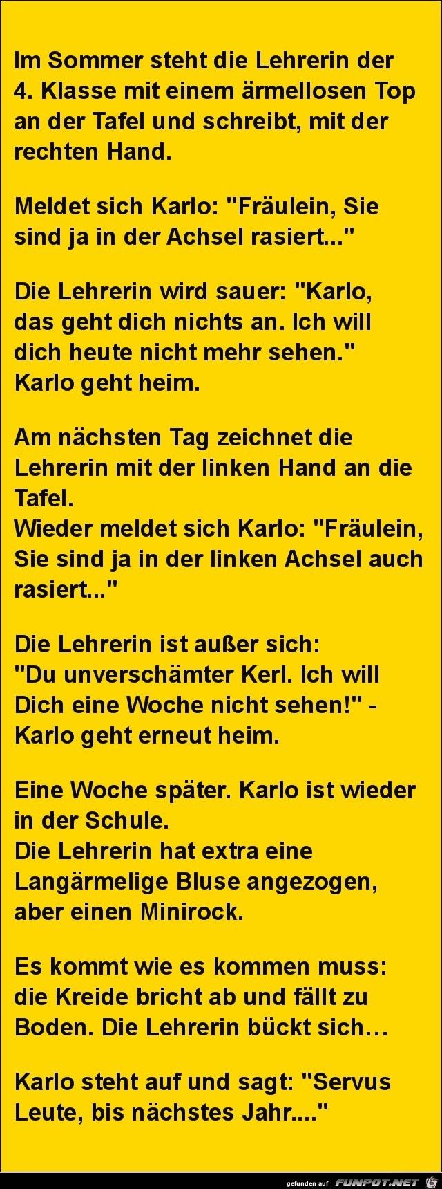 Karlo in der Schule