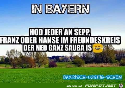 In Bayern heissen die so...