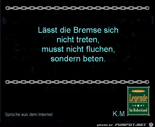 lsst die Bremse