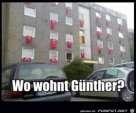 wo wohnt Guenther....