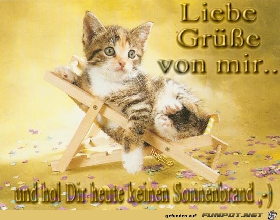 liebe Gruesse..... liebe Gruesse.....
