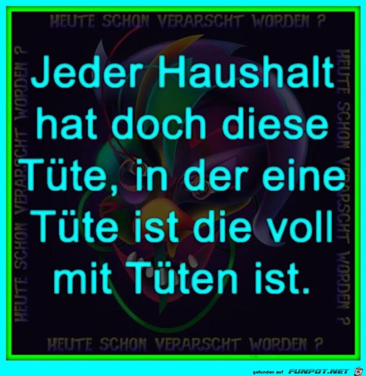 Tuete mit den Tueten Tuete mit den Tueten