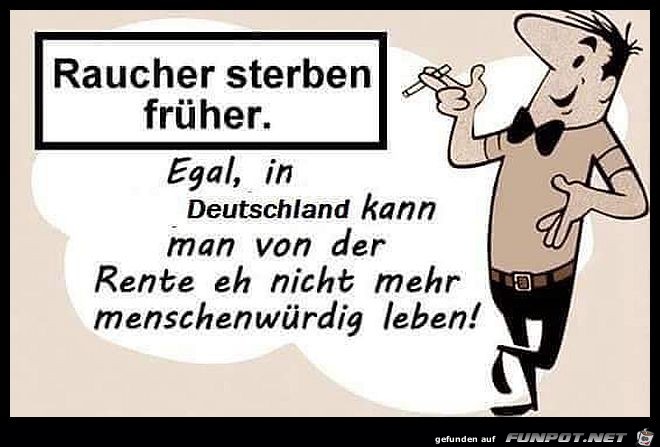 Raucher sterben frueher Raucher sterben frueher