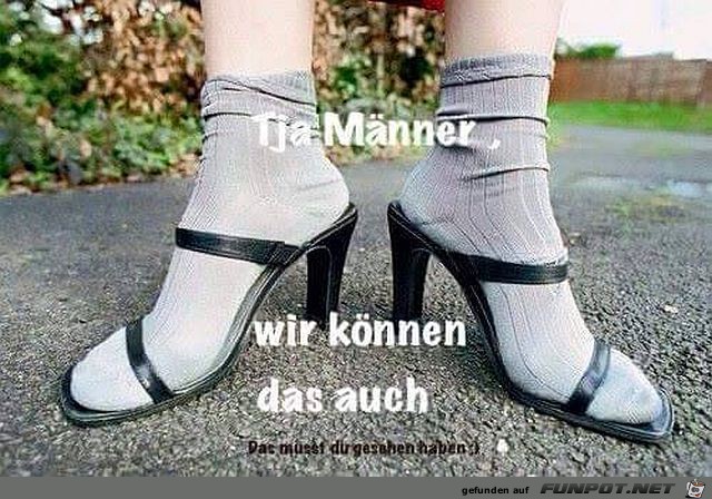 Sandalen und Socken