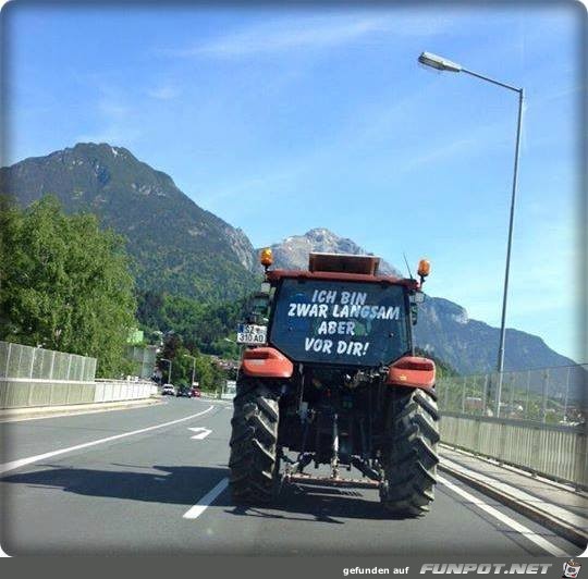 Traktor Spruch