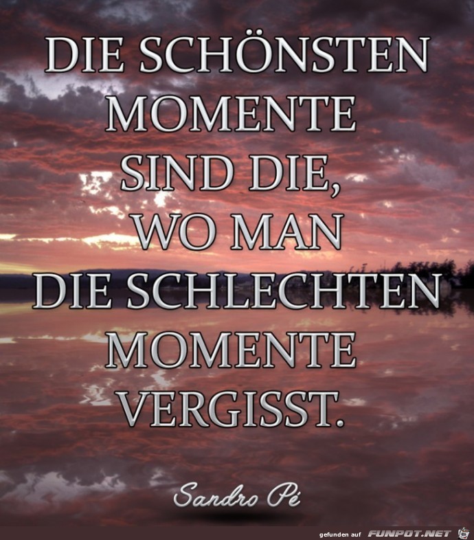 Die schoensten Momente