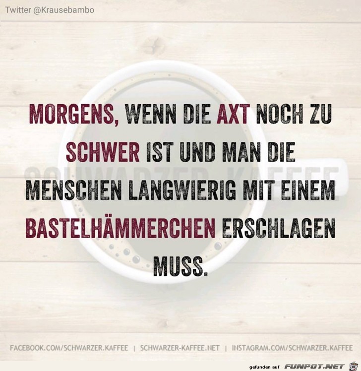 Morgens... Morgens...