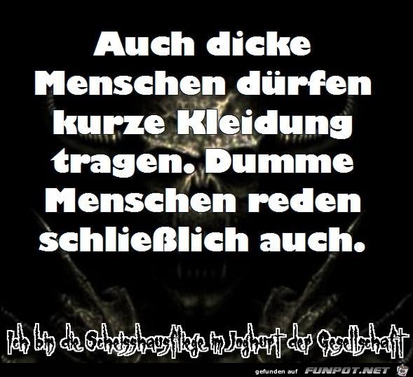 Auch dicke Menschen dürfen... Auch dicke Menschen dürfen...