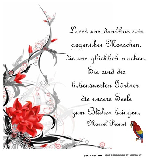 Lasst uns dankbar sein... Lasst uns dankbar sein...