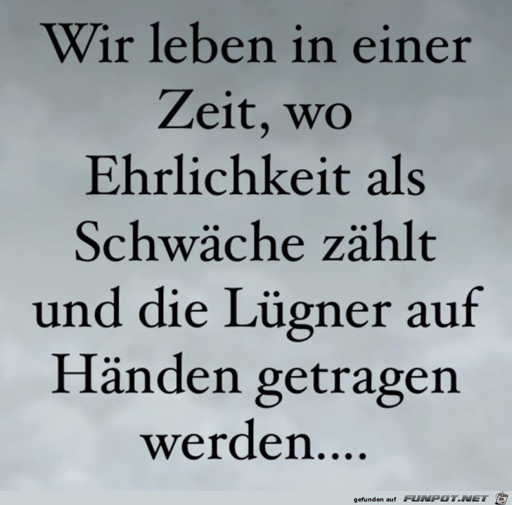 Wir leben in einer Zeit Wir leben in einer Zeit