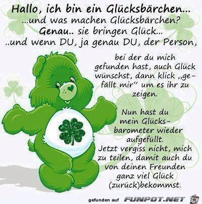 Bin ein Gluecksbaerchen Bin ein Gluecksbaerchen