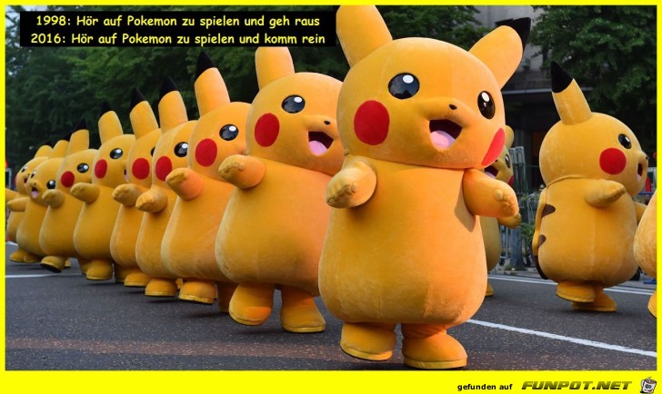 Pokemon frueher und heute