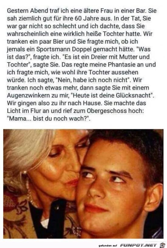 ein Dreier mit Mutter und Tochter.....