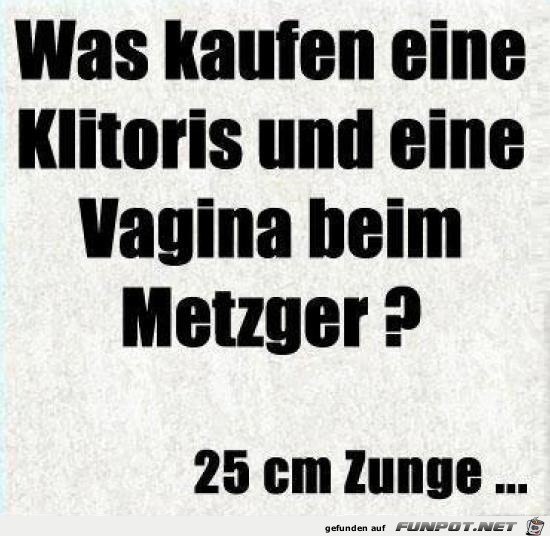 beim Metzger...