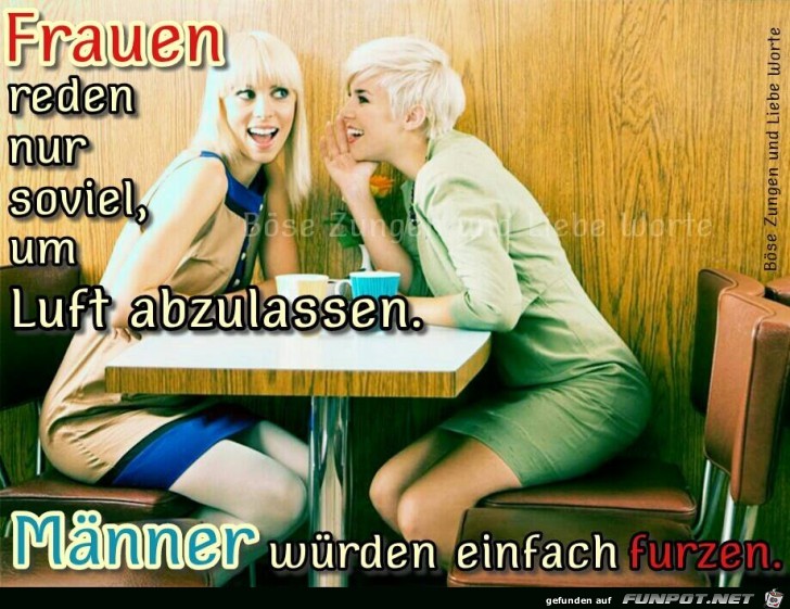 Frauen reden nur