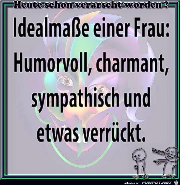 Idealmass einer Frau