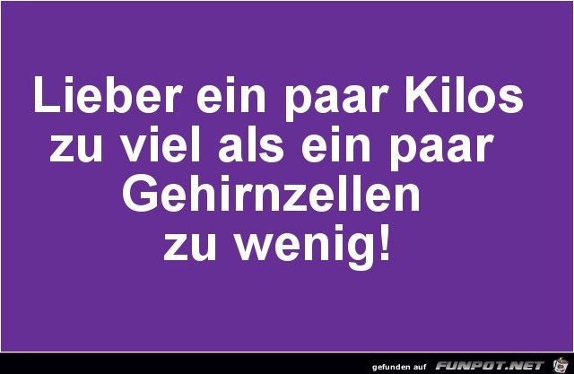 lieber ein paar Kilos...... lieber ein paar Kilos......