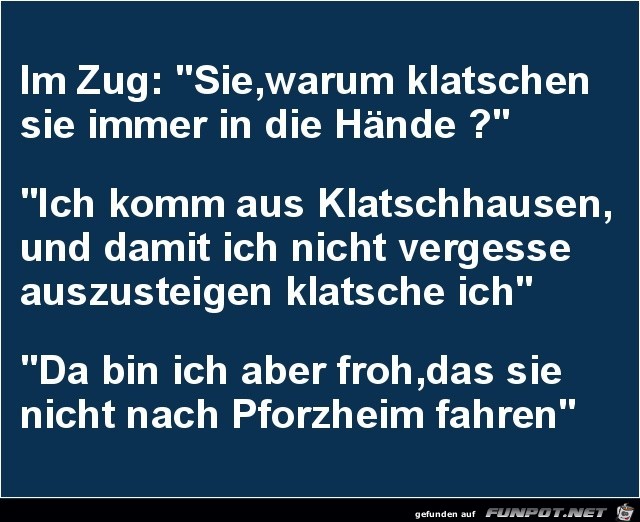 Klatschhausen.......