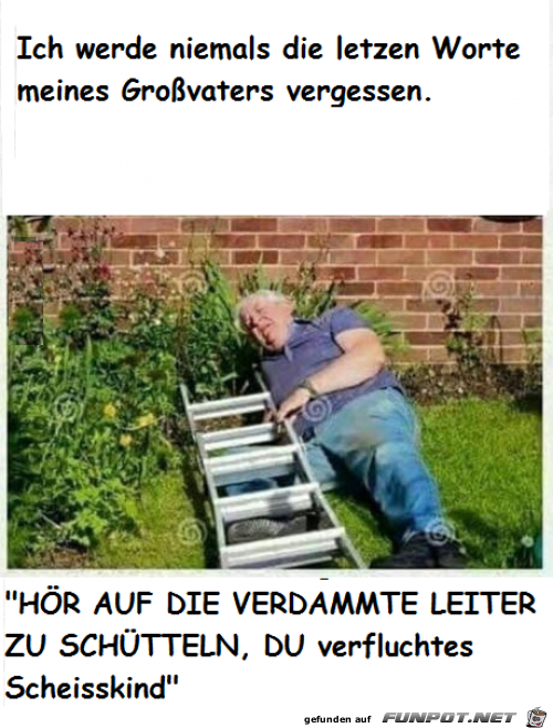 letzten Worte letzten Worte