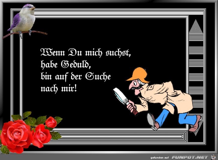Bin auf der Suche nach mir Bin auf der Suche nach mir
