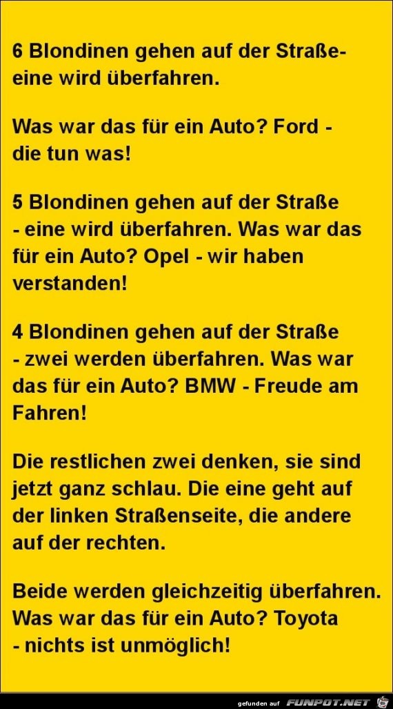 nichts ist unmoeglich..... nichts ist unmoeglich.....
