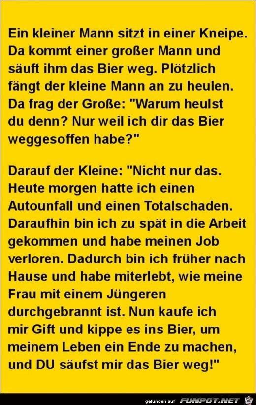der kleine Mann n der Knneipe...... der kleine Mann n der Knneipe......